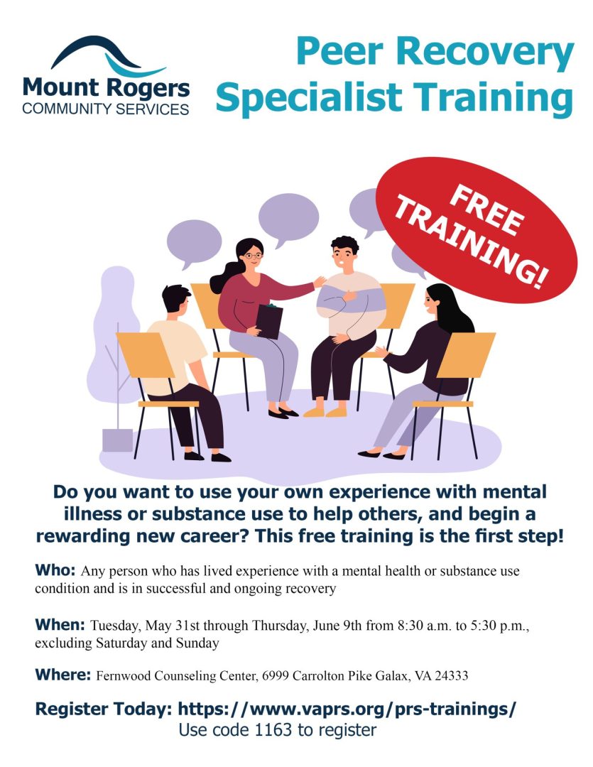 free-peer-recovery-specialist-training-mount-rogers